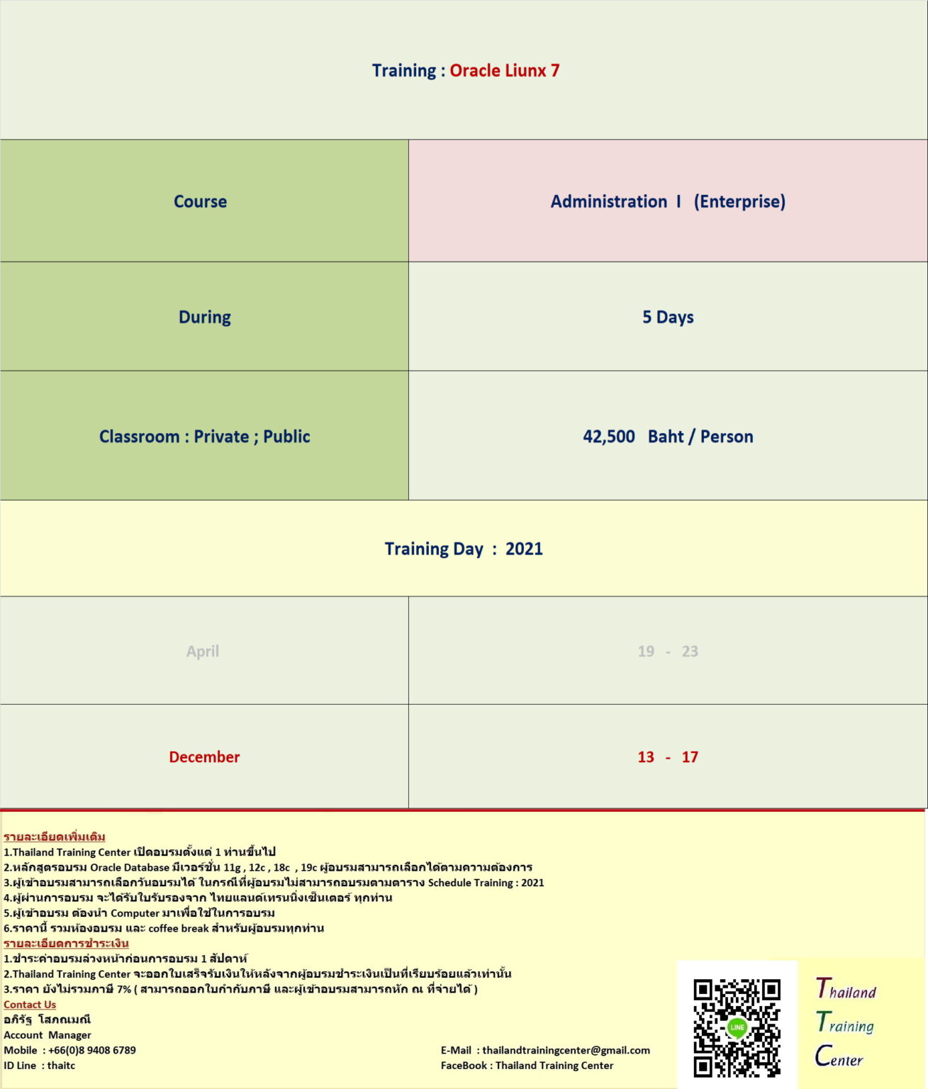เปิดอบรมหลักสูตร Oracle Linux System Administration I ( Linux 7 ...